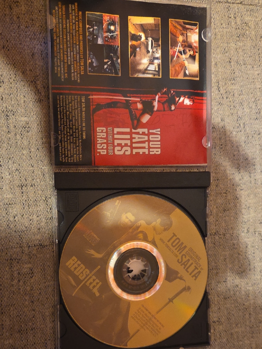 Red Steel (Wii) Original Soundtrack SIGNED By Composer Tom Salta - Picture 4 of 6